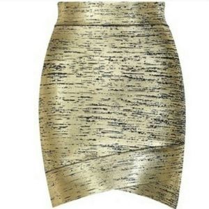*BCBG GOLD SKIRT*